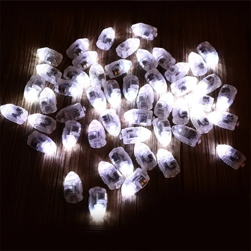 100pcllot Lampa Balon Lampa LED jasnoniebieski biały biały urodziny
