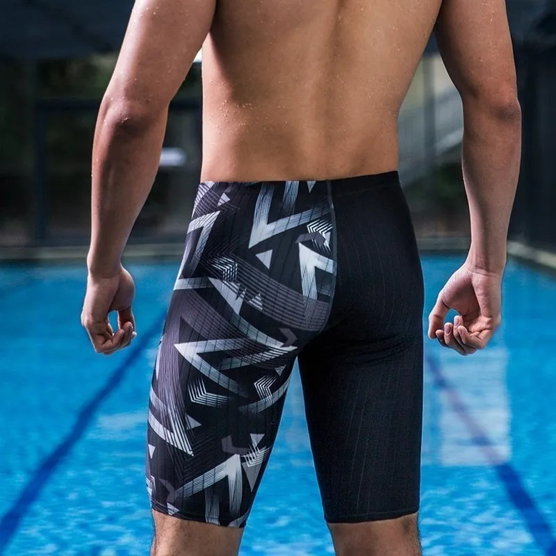Traje De Bano Para Hombres Sexy Piel De Tiburon Lycra Jammer Fibra De Alto Nivel Natacion Masculina Traje De Bano De Secado Rapido Tronco Entrenamiento Carrera Traje De Bano 220509 1