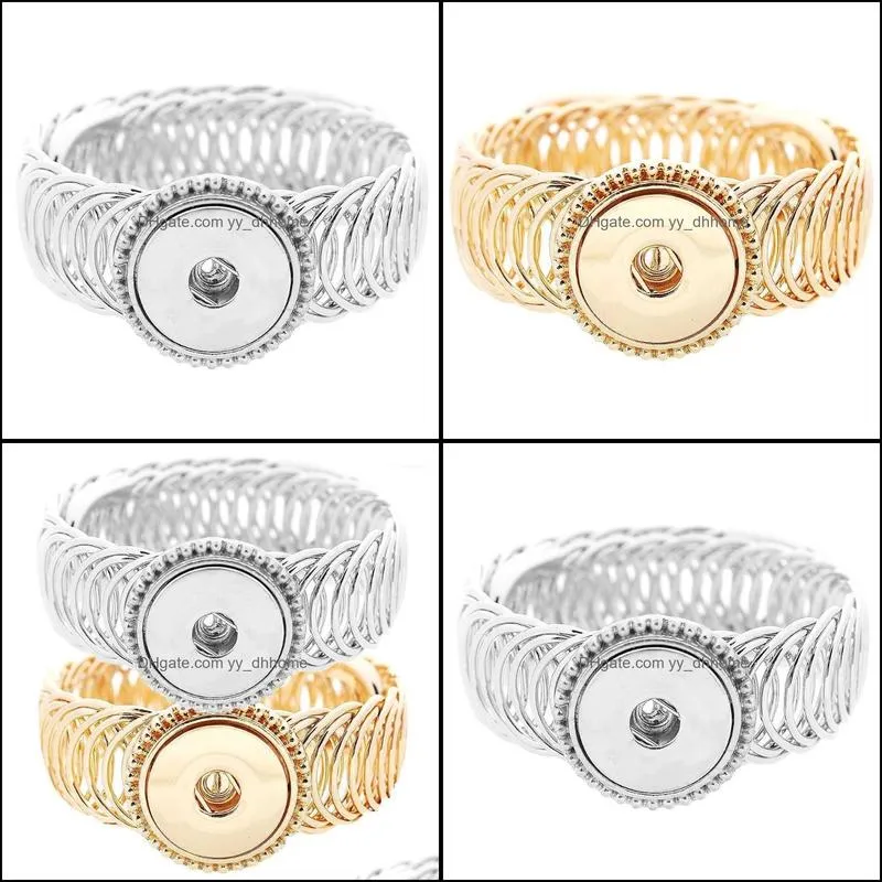 Braccialetti rigidi gioielli Jaynalee Ginger Snaps misura 18 mm o 20 mm per le donne uomini regalo Gjb80471 Consegna di goccia 2021 Fbxes