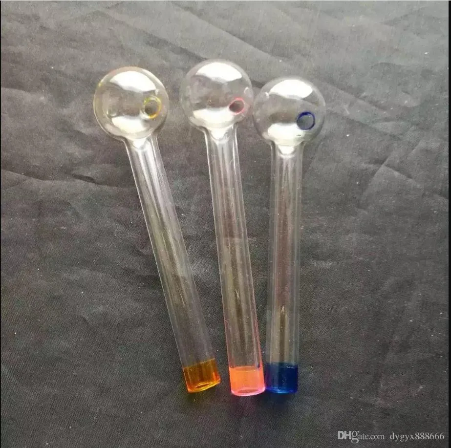Spray Color maconha reta Bongos de vidro de vidro Bongas de óleo Platas de tubos de vidro fumando