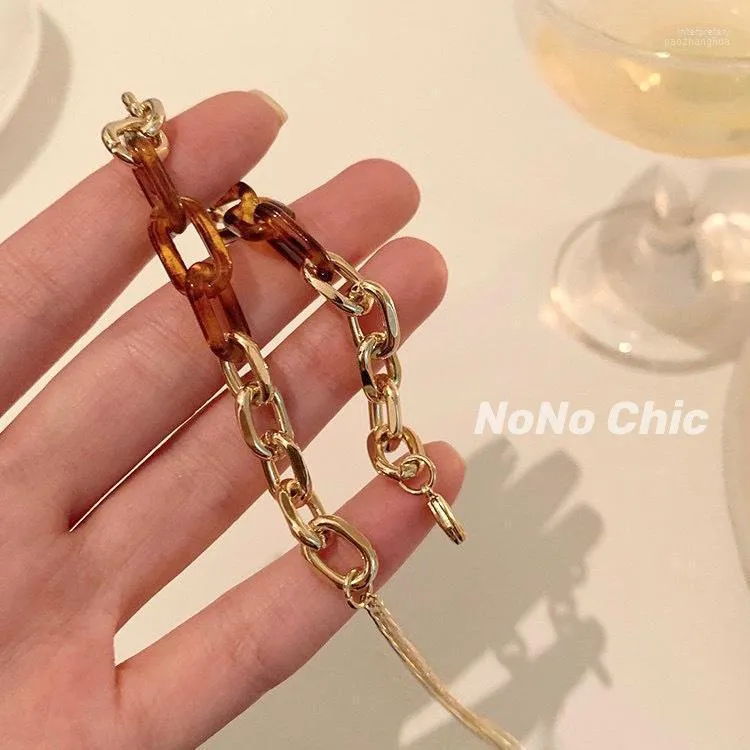 Armband Small Sister Gentle Tie Slicing Gold Port Wind Jewelry Link INTE22Link Chain
