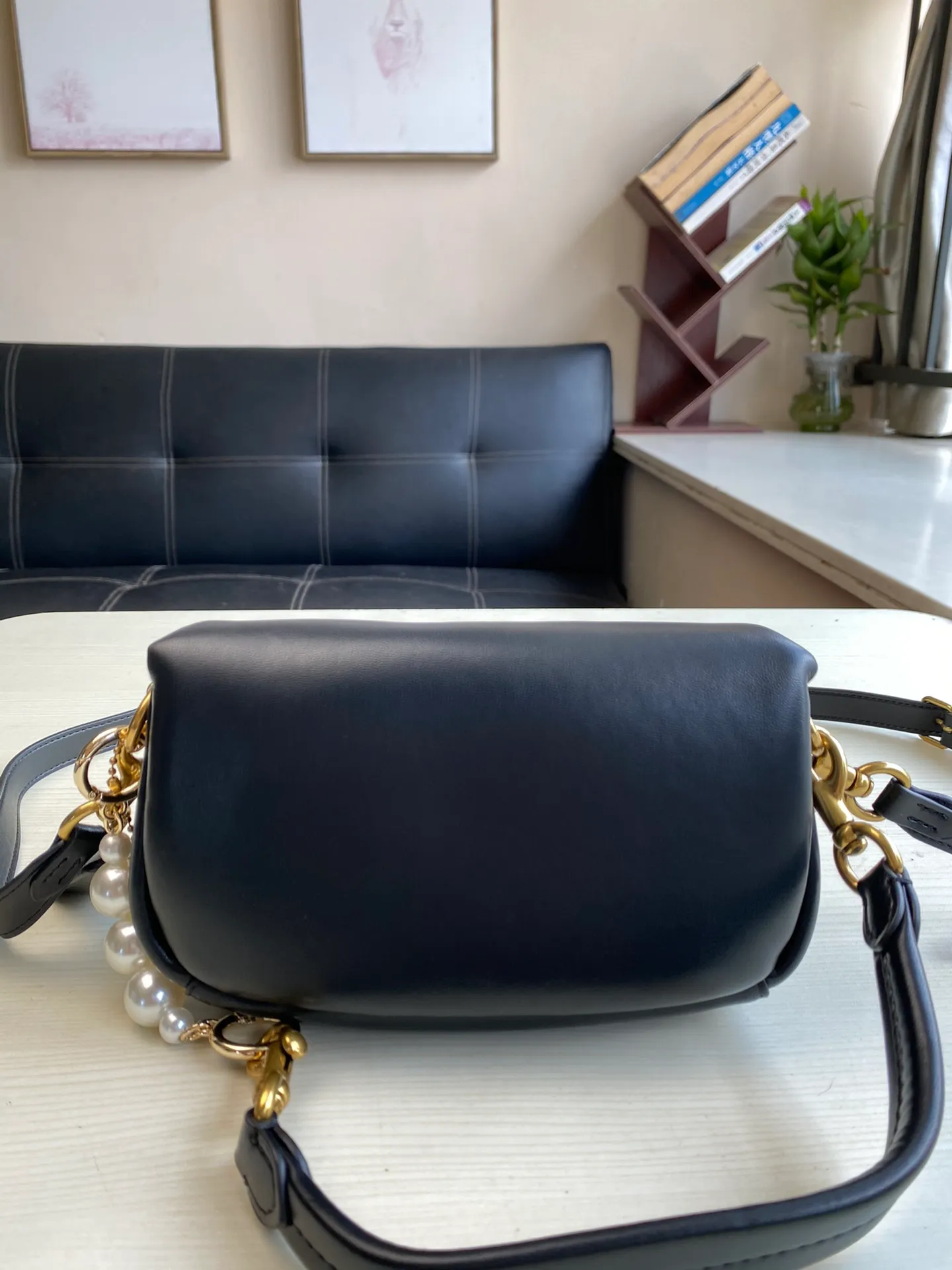 Kissen Tabby Mini Tasche Umhängetasche Qualität Frauen Reine Farbe Taschen Retro Hardware Bewölkt Handtaschen Echtes Leder Baguette Mode Geldbörse