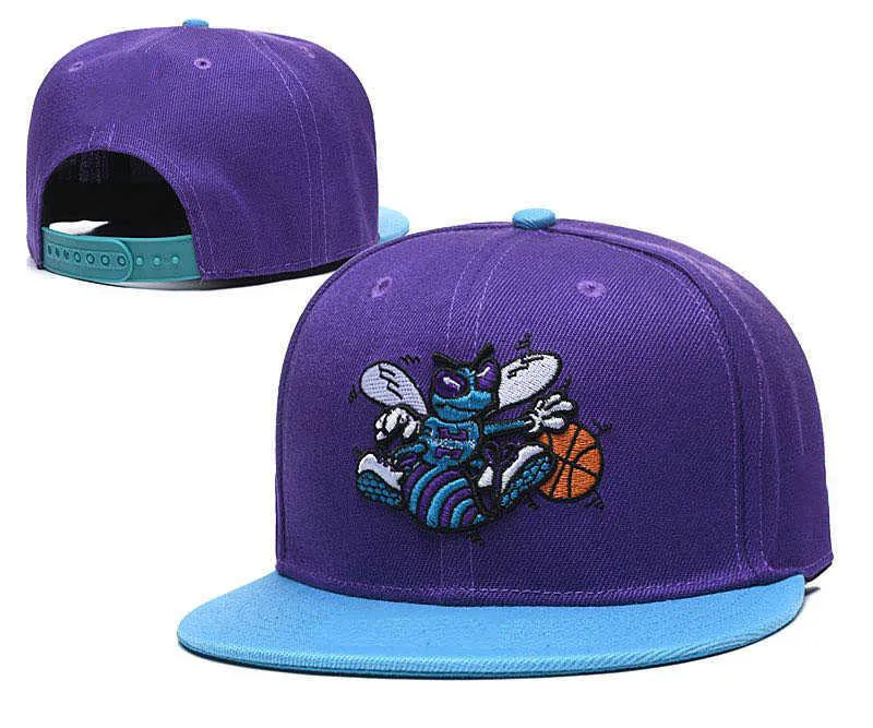 Snapback Purple Fitted Hat Basketball Knitted Fitted Adjustable Sport Cap Ball Miles Bridges Kelly Oubre Jr Montrezl Harrell Breathable Embroidered Team Black Purple Green From Fanatic sports 8.46 DHg...