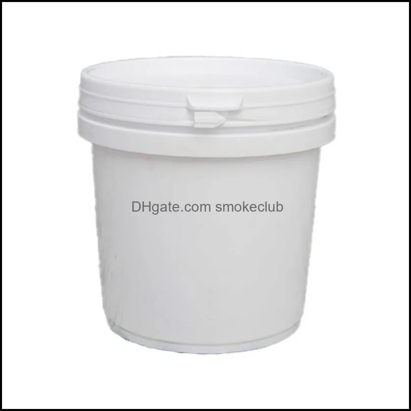 Food Grade plastic bucket 1L 2L 3L with tamper evident Lid