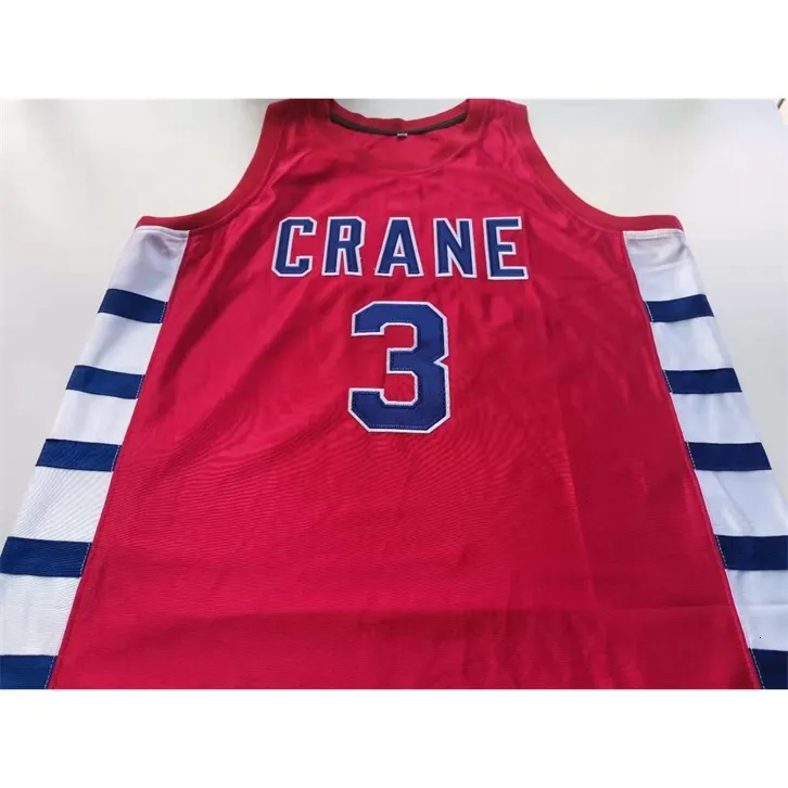 Chen37 raro Baloncesto Jersey Hombres Mujeres jóvenes Vintage 2000-01 WILL BYNUM CRANE Escuela secundaria Tamaño S-5XL personalizado cualquier nombre o número