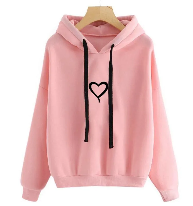 Gym Clothing Women Hoodies Casual Harajuku Love Printed Hoodie Autumn Winter Female Long Sleeve Sudadera Mujer MoletomGym