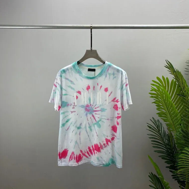 2022SS 봄/여름 트렌드 패션 짧은 슬리브 인쇄 티셔츠 100% 면화 고품질 자카드 여자 남성용 폴로 셔츠 H5545