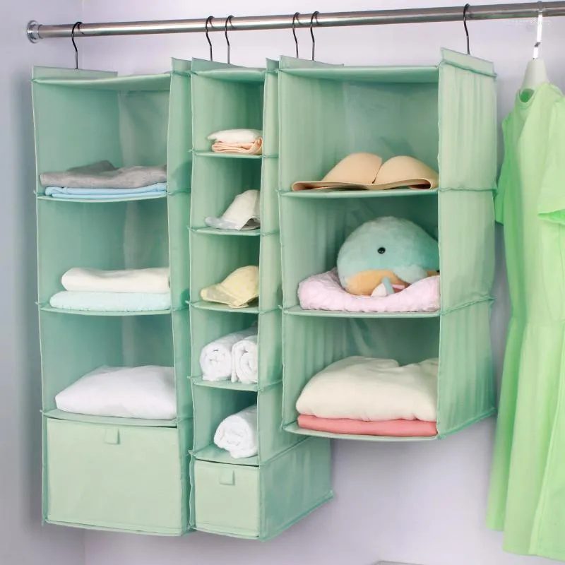 홈 매달려 옷 저장 가방 내구성있는 조직 선반 에코 친화적 인 옷장 큐비 분류 파우치 캐비닛 컨테이너 박스 빈