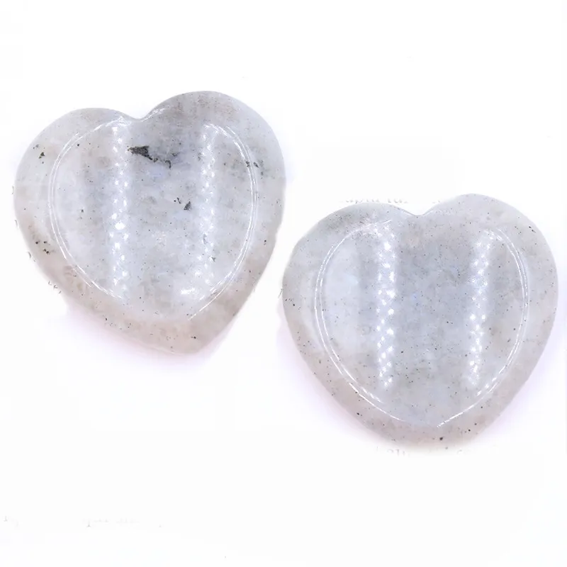 40mm Loose Heart Healing Stone Love Pocket Palm Spoctrolite Oro Stone For Anxiety Reiki Balancing Rocks Gemstone Farmhouse Kitchen Home