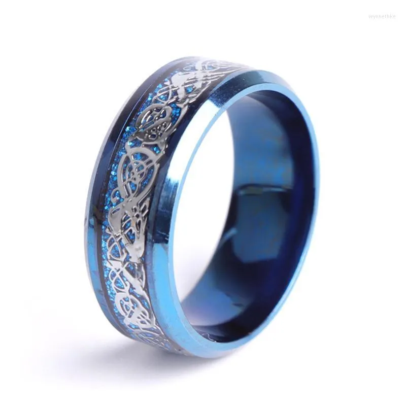 Обручальные кольца мода синее карбид -карбид -карбис