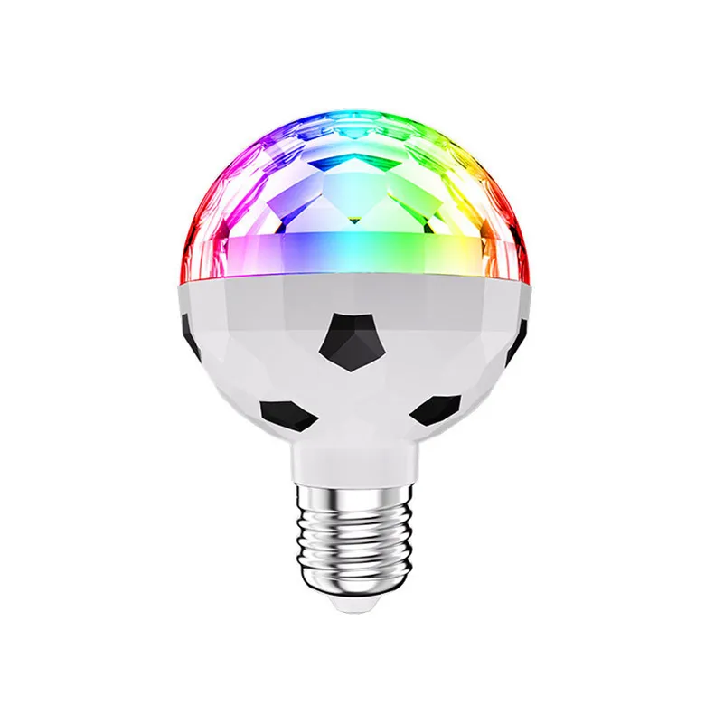 2022 Qatar Football Forme E27 Atmosphère LED Ampoule Disco Cristal