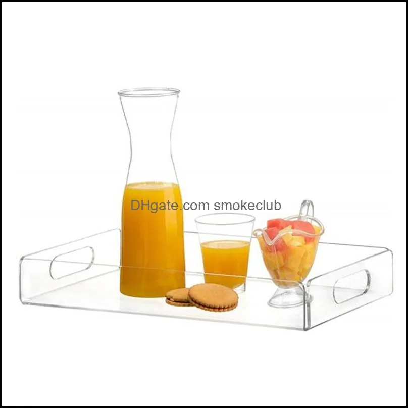 Kitchen Storage & Organization Tray Household Stand Daily Portable Coffee Drink Holder Dessert And Beverage Practical