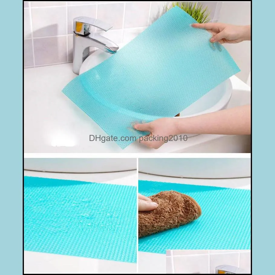 Silicone Fashion Refrigerator Pads Antibacterial Anti-fouling Mildew Moistureproof Pad Refrigerator Waterproof Table Mats 30cm*44cm