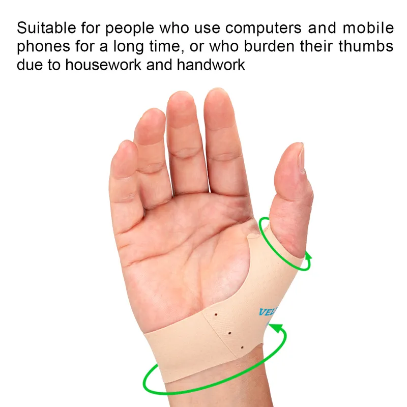 VELPEAU Thumb Sleeves Relieve The Pain Of Mild Tenosynovitis Provide Low Intensity Support Cuff