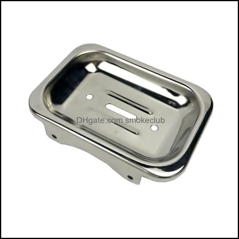 Stainless Steel Soaps Box Houseware Hanging Soap Dishs Plates Bathroom Accessories Holders Shower Metal Soap Holder Dish Shel 37 J2