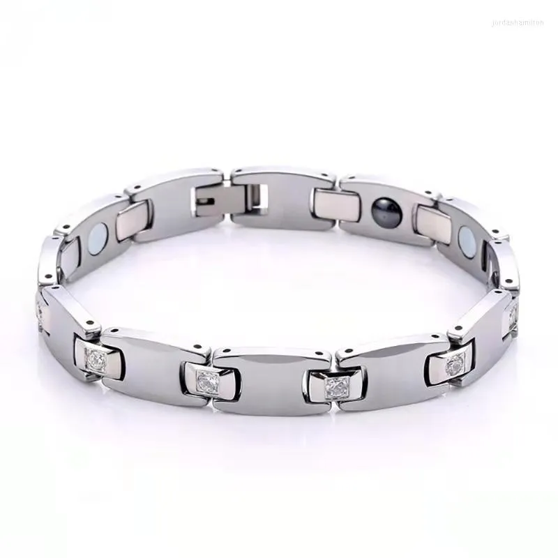 Lien chaîne 2022 luxe zircon cubique carbure de tungstène Bracelet pour hommes et femmes mode fête anniversaire bijoux hommes Bracelets