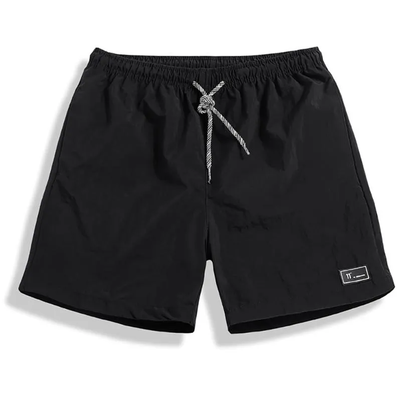 Heren shorts Men Casual Drawing voor kleding zomer elastische taille lounge draag vrije kleur plus sizemen's