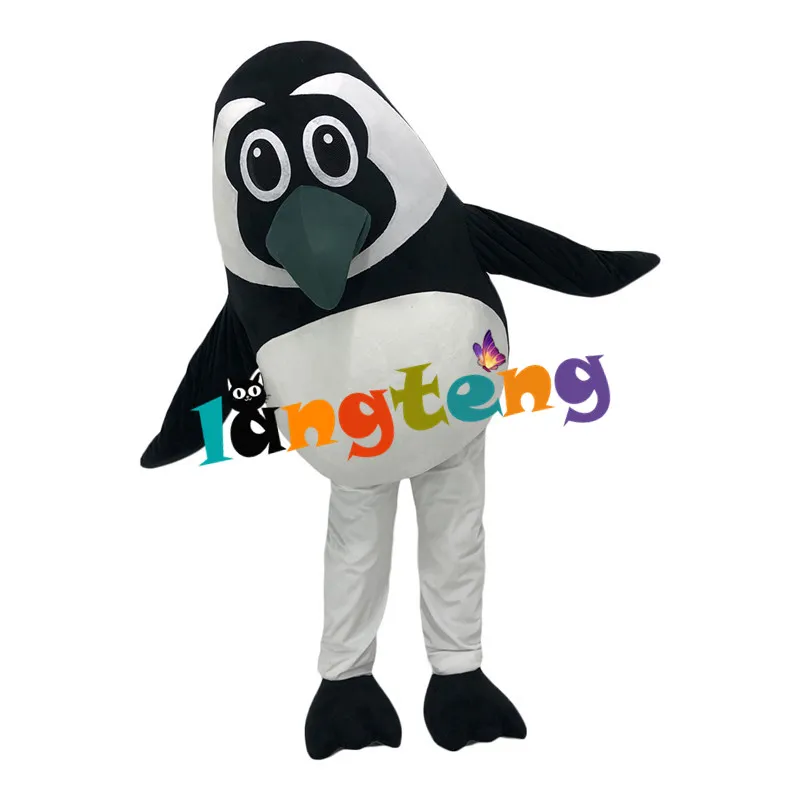 Fato de boneca de mascote 1171 Pinguim mascote traje animal desenhos animados adulto fantasia vestido