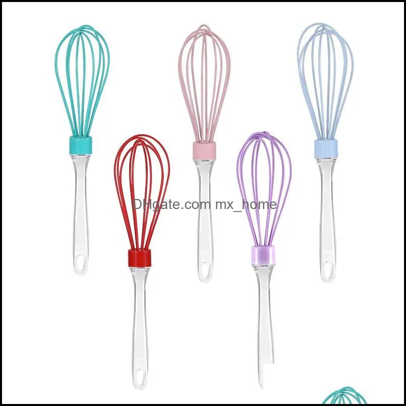 Other Bakeware Kitchen Dining Bar Home Garden 10 Inch Manual Sile Egg Beater Kitchen Tools Handheld Mixer Tr Dh9Rh