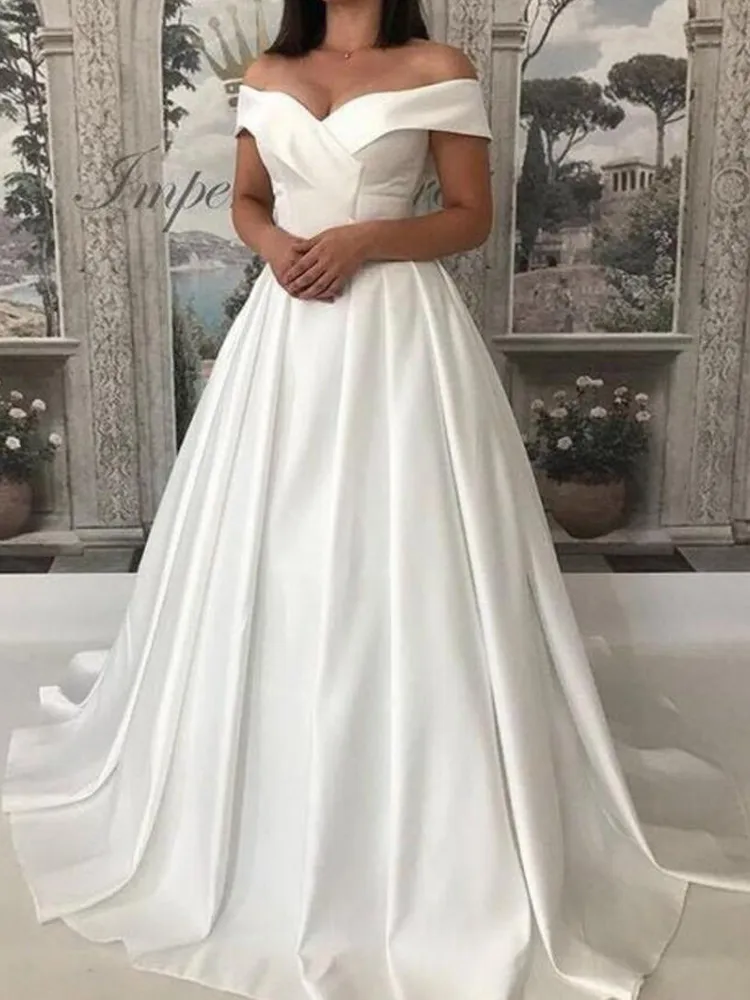 Novia Collection by House of Wu 38018 V-Neck Trumpet Bridal Dress -  MadameBridal.com