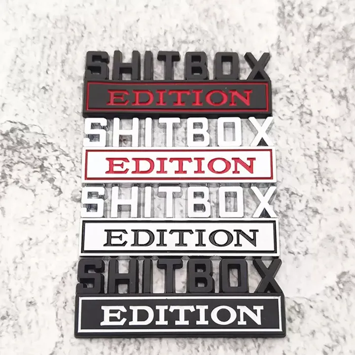 ديكور الحزب 1PC SHITBOX EDITION CAR