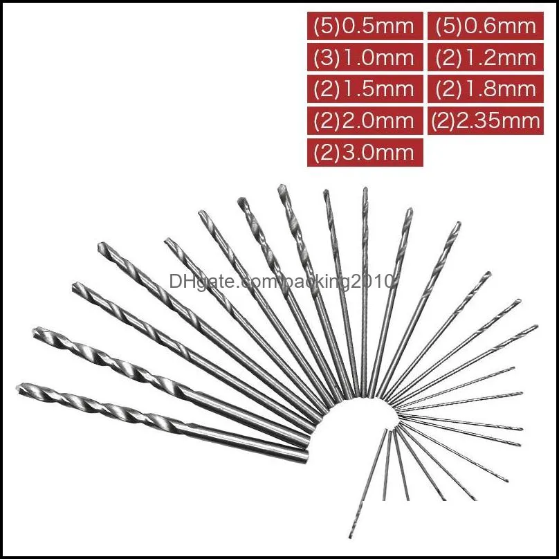 DIY Micro Drill Bits Set 0.5mm~3mm (0.019