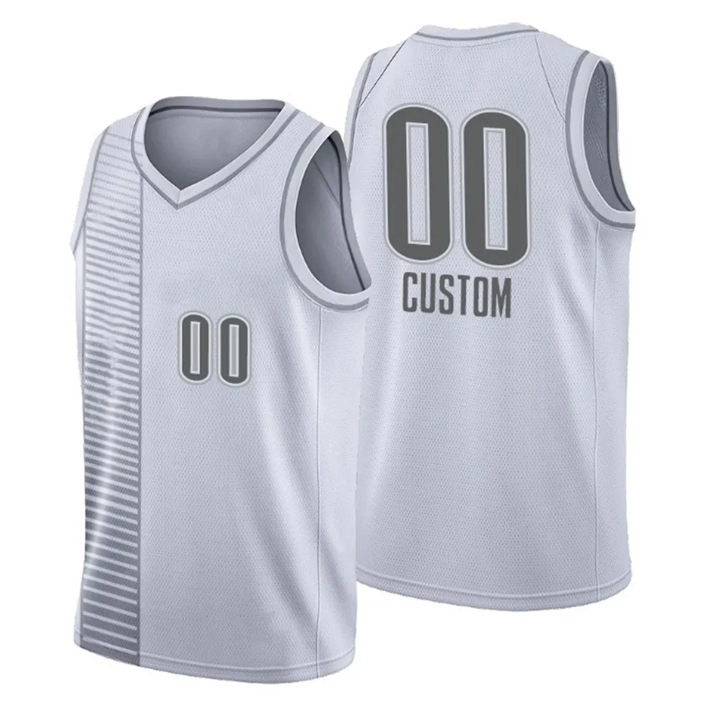 Imprimé Oklahoma Custom DIY Design Basketball Maillots Personnalisation Uniformes d'équipe Imprimer Personnalisé n'importe quel Nom Numéro Hommes Femmes Enfants Jeunes Garçons Gris Jersey