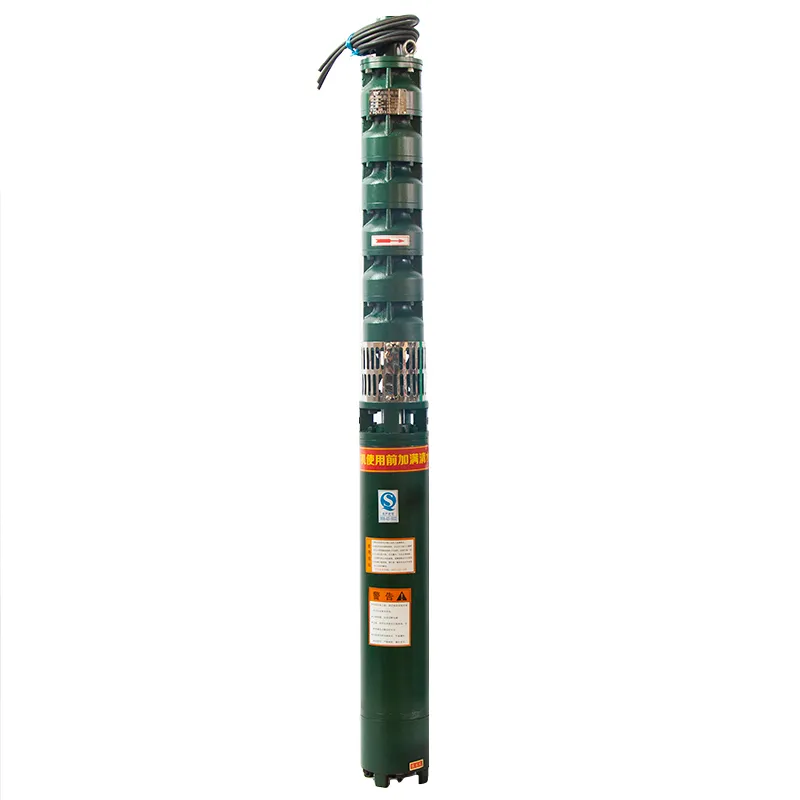 Tiefe Brunnengussguss-Tauchpumpe QJ150-25-48 Höhe 145 cm Maximaler Außendurchmesser 14,3 cm