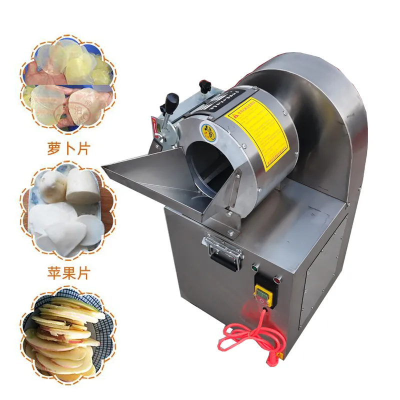 Kommerzielle automatische Gemüseschneidemaschine für Kartoffel-Rettich-Zwiebel-Kohl-Schredder-Gemüseschneidemaschine