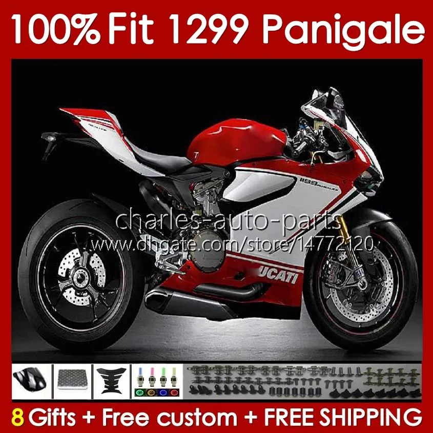 Kit carenature OEM per DUCATI Panigale 959R 1299R 1299S 959 1299 S R 2015 2016 2017 2018 Corpo 140No.79 rosso fabbrica 959-1299 15-18 959S 15 16 17 18 Carrozzeria per stampi ad iniezione