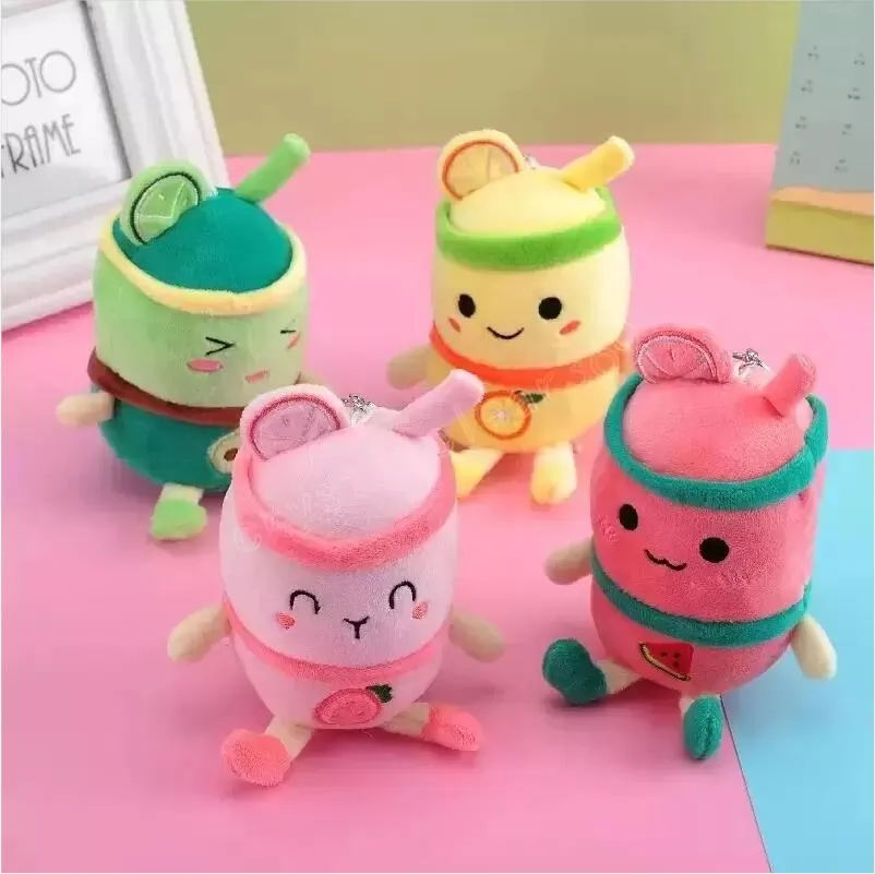Kids Toy Easter Plush Toys Cute Fruit Milk Tea Stuffed Plush Animals Soft Long Easters Lying Noble temperament Doll Pillow Gift Surprise Wholesale In Stocks