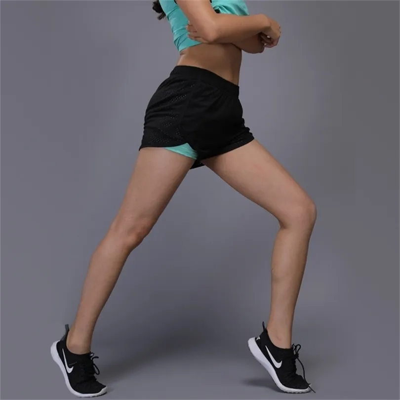Kvinnor Running Shorts Running Tights Short Women's Gym Cool Woman Sports Short Fitness Ladies Running Shorts Sportwear T200412
