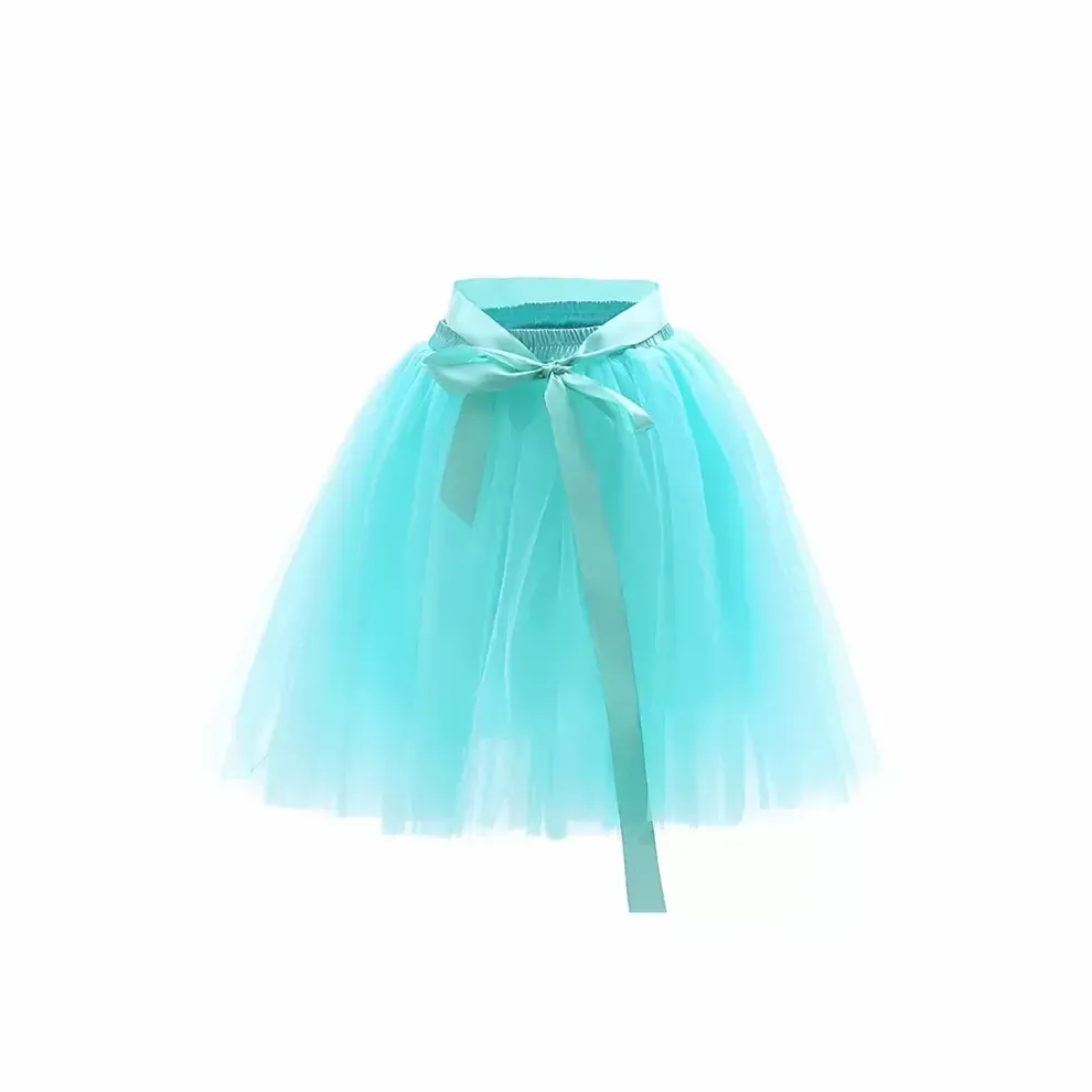 17 cores saia de tule tutu anágua curta camiseta 6 camadas 50 cm saia puffyt crinoline stepticoat cpa1002 0621