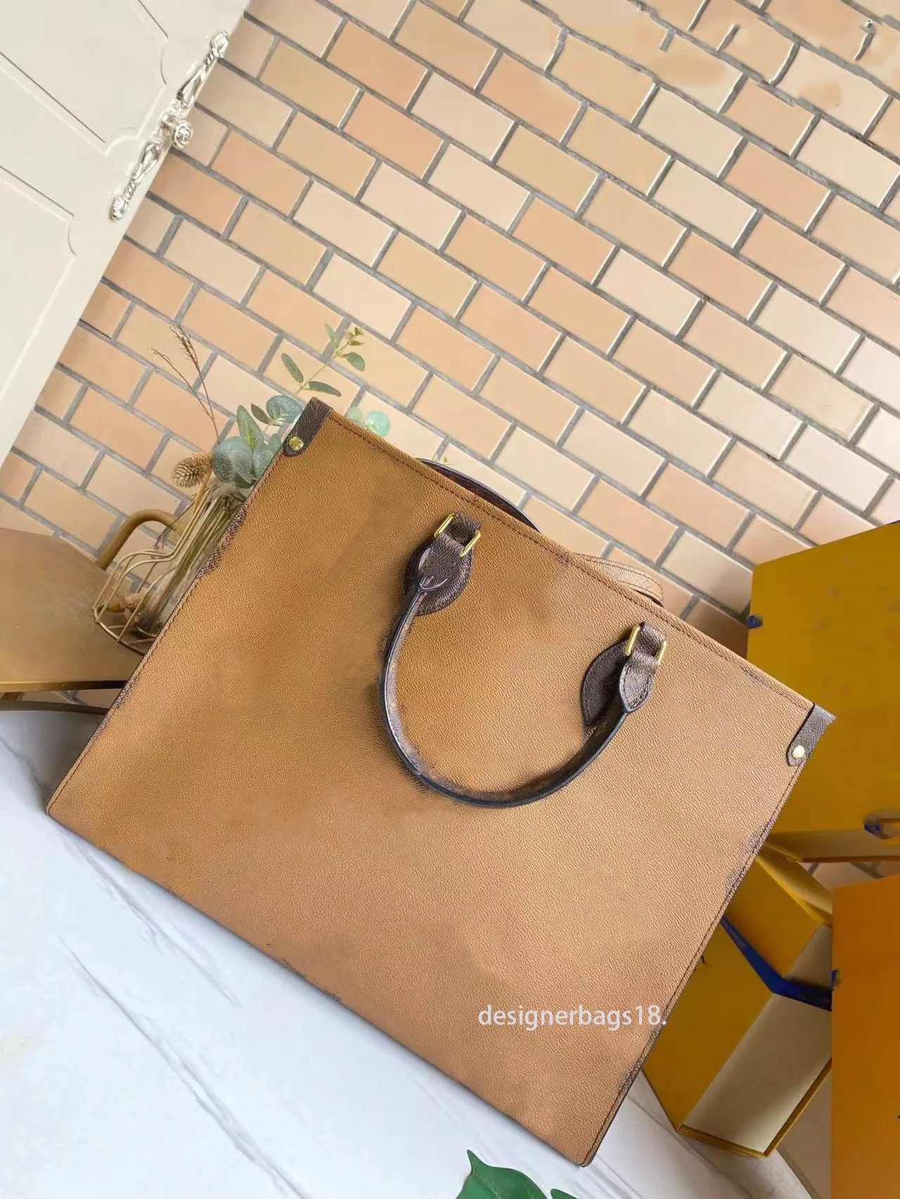 tops M44576 ONTHEGO Tote Designer Fashion Women's GM Shoulder Shopping Daily Bag Luxury Handbag Pochette Accessoires Leopard & Zebra Print M44674