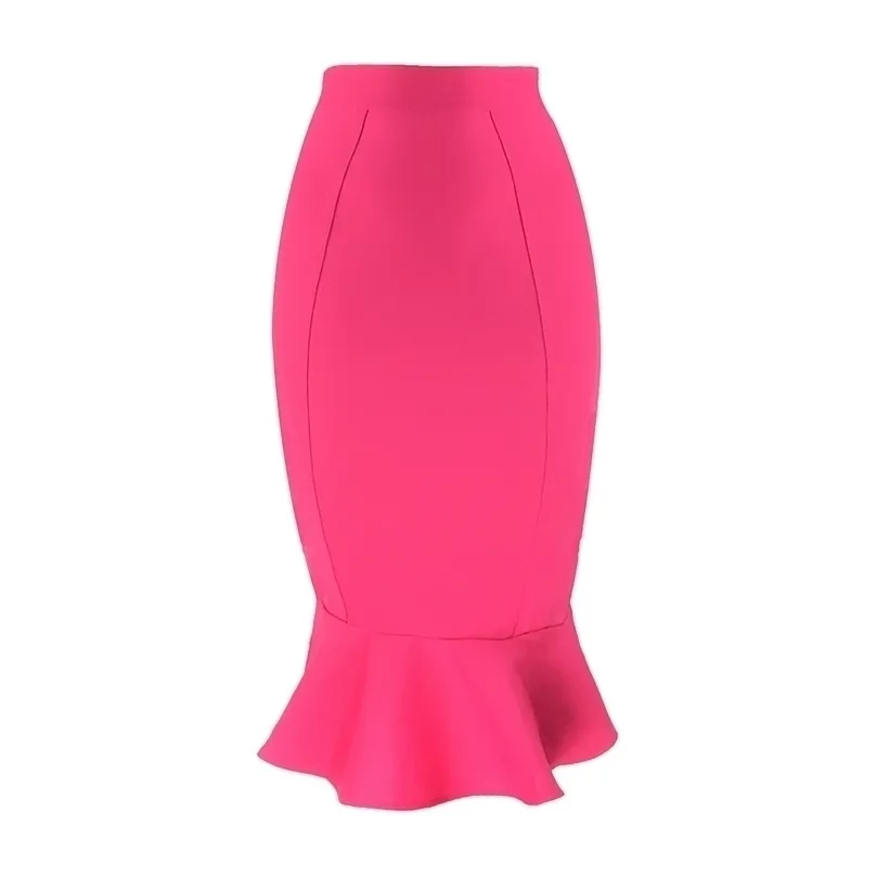Женщина -повязка юбка русалка плиссированная юбка длинные винтажные летние юбки для женщин Сексуальные хараджуку с высокой талиной.