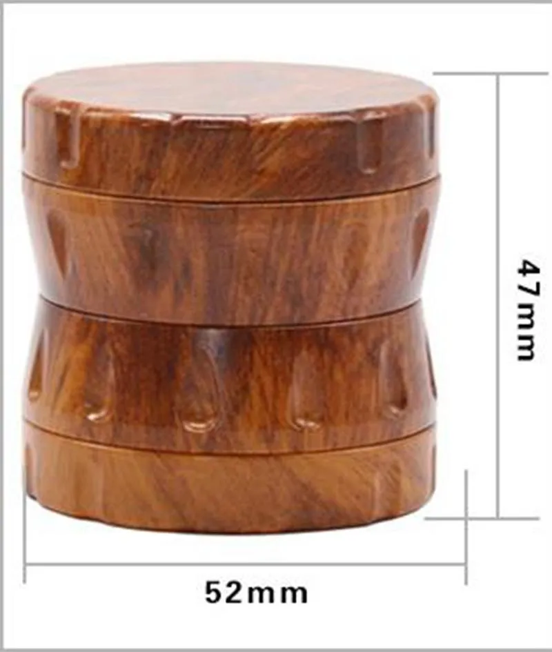 Wooden Tobacco Grinders 4 Layers Smoke Grinder Reusable Smoking Set Herb Crusher Smoking Accessories Size About 52mm Wholesale BT791