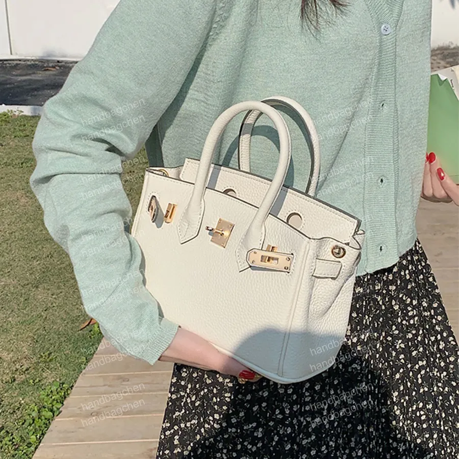 Bolsas de luxo de couro real bolsas de bolsas de bolsas de bolsas de moda strap ombro branco feminino mensageiro poquhete de chão de gado