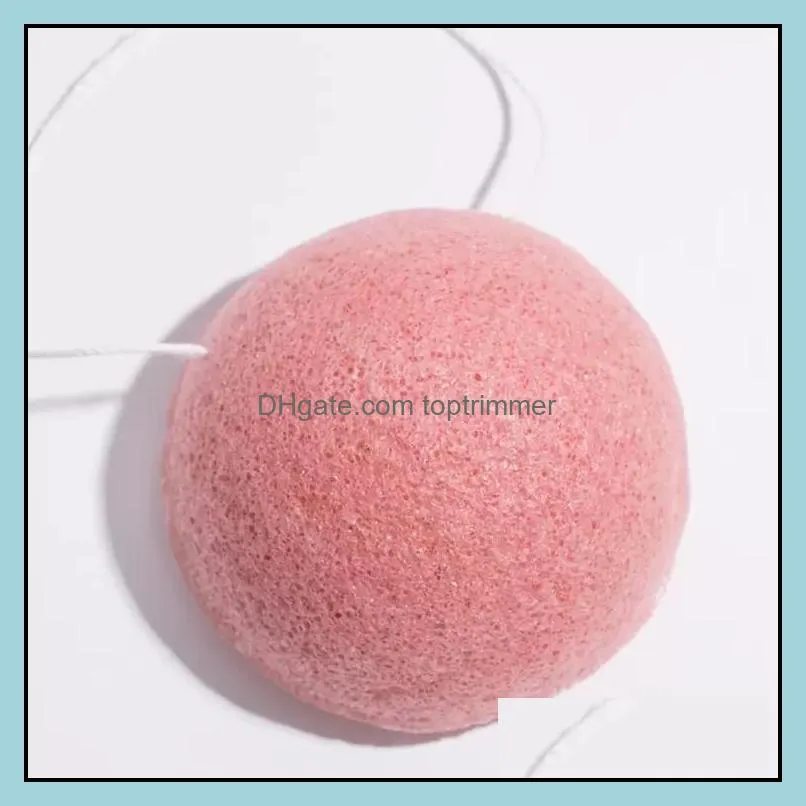 2022 wash natural active plant konjac cleansing cotton bamboo charcoal facial puff face wash cleaning flapping amorphophallus konjac wet sponge tnt