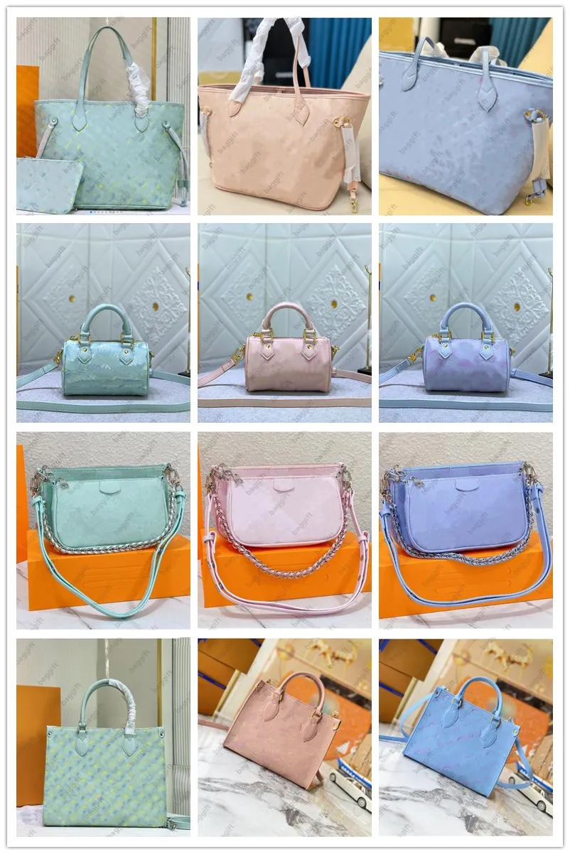 Totes OnTheGo 25 Bag SUMMER STARDUST Lilas NANO Noe SPEEDY Bucket Purse CAPUCINES BB Tote Multi Pochette Crossbody NEVER HandBag M46168 M460