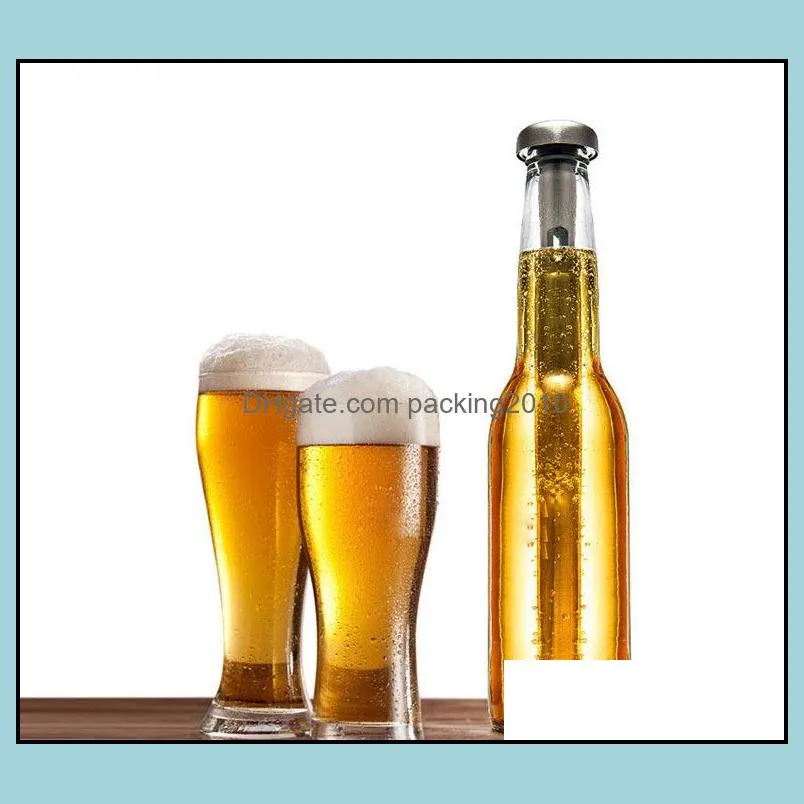 ice buckets and coolers stainless steel wineliquor chillercooling rod in-bottle pourer beer chiller stick chill alcohol icedrink