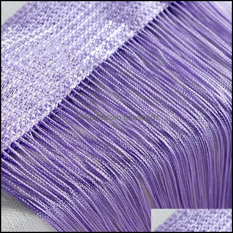 String Curtains Patio Net Fringe For Door Screen Windows Divider Cut To Size String Curtain Shiny Tassel Line Curtains