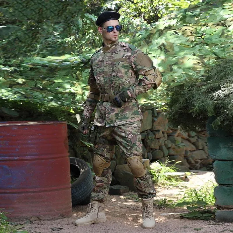 Mens Tactical Camouflage Tracksuit Combat Uniform Military Clothing Set Army Special Forces Soldier Gear From Zw35255ww2 48.7 DHgate.Com