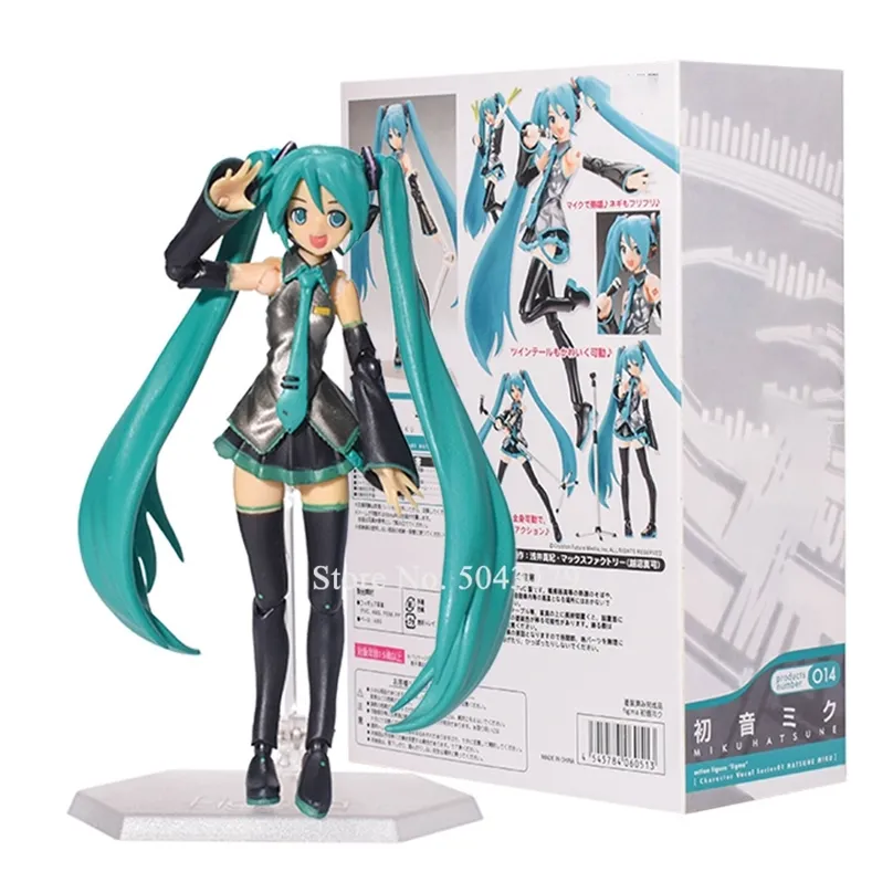 20cm Pink Cherry Hatsune Miku Figura Anime Kawaii Bonecas