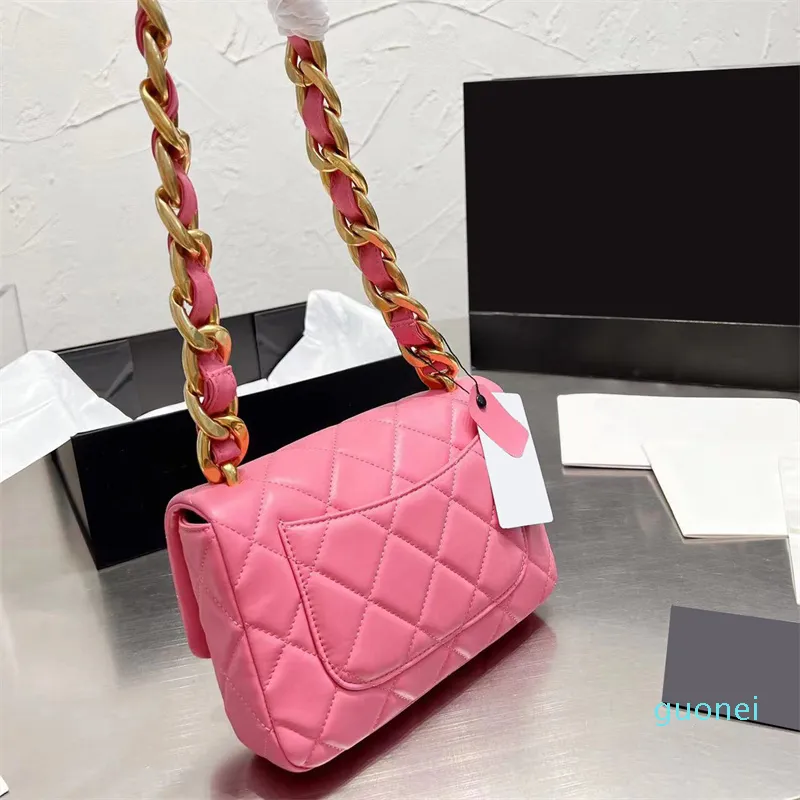 Projektant-najwyższej jakości projektanci luksusowych toreb damskich pod pachami gruby łańcuch torba na ramię torebka o dużej pojemności damski kwadratowy skórzany portfel