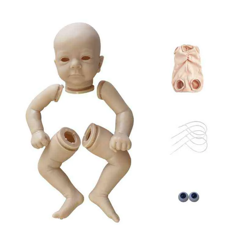 Mini Bebe Reborn Kit Wee Paciencia 9 Inches Reborn Baby Vinyl Doll Kit  Unpainted Doll Parts Diy Blank Reborn Doll Kit