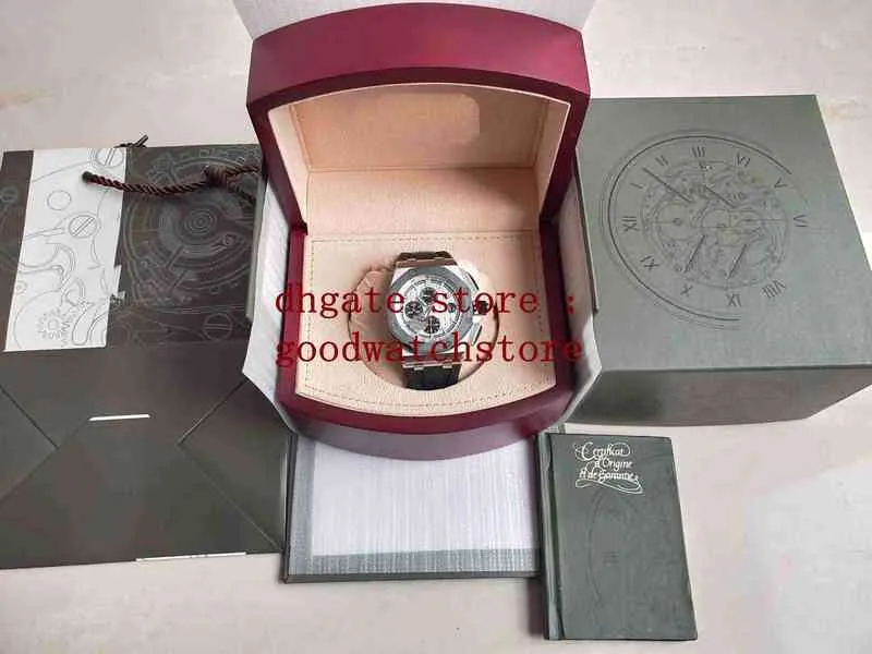 صندوق أعلى 2021 Wristwatches Men jffactory Quality ETA 3126 chronograph dial with Black White Rubber's Movement Sport Watches 2FX1