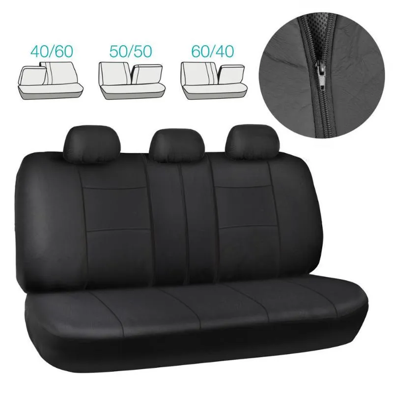 Autozone Seat Covers Set Artificial Leather Black Sedan Cushion Fundas Coche  Asiento Universal Back Available In 40/60, 50/50, And 60/40 Sizes From  Xiaochunya, $30.74