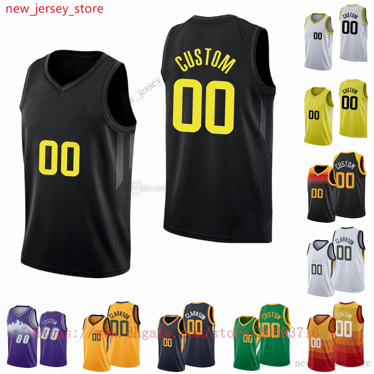 Custom 2022 23 New Season Printed Basketball Jersey 24 Walker Kessler
