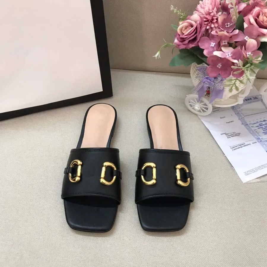 High Quality slipper Sandals Flat Slides Designer shoes Flip Flops Slippers With Box shoe10 02
