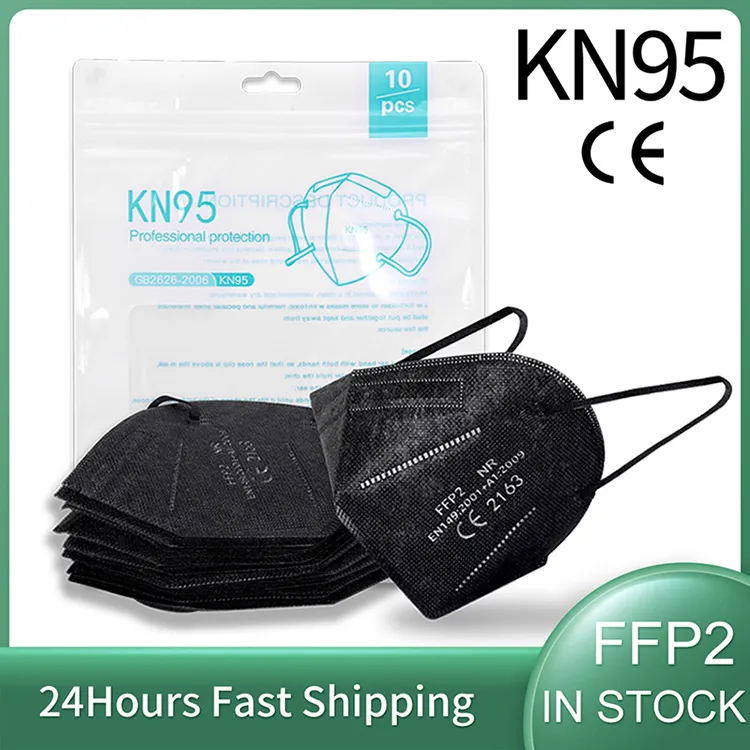 Masque Kn95 adulte protection contre la poussière et la brume industrielle spot à cinq couches